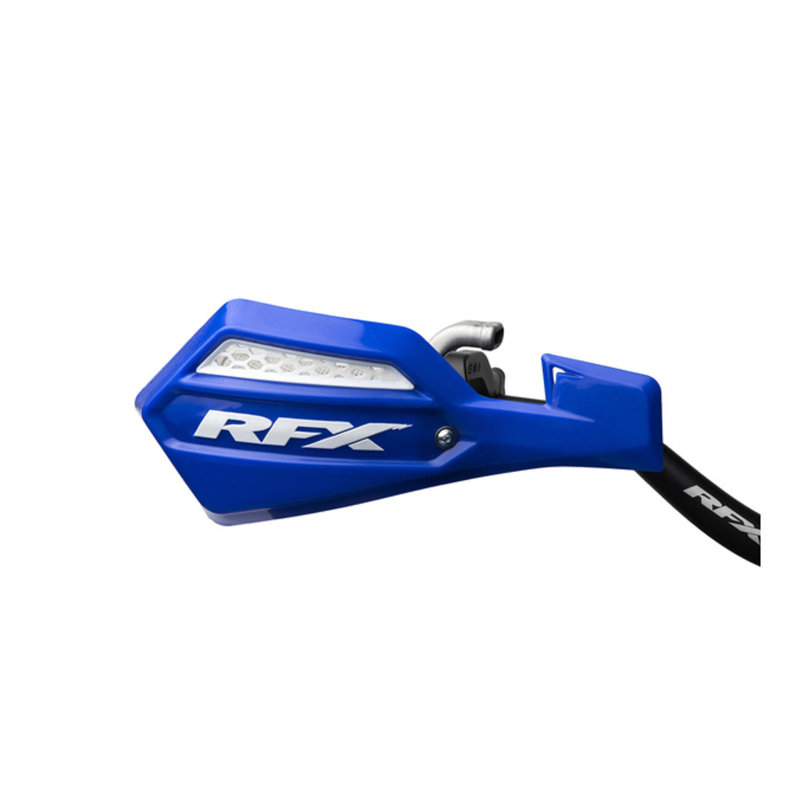 Protège-mains RFX série 1 (Bleu/Blanc) avec kit de montage