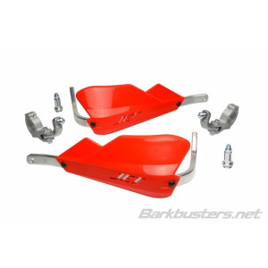 Kit protège-mains BARKBUSTERS Jet montage 2 pointsguidon Ø28,6mm rouge