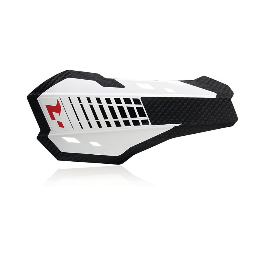 Protèges-mains RACETECH HP2 blanc