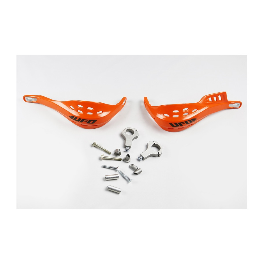 Protège-mains UFO Jumpy supermotard Ø28mm Orange KTM