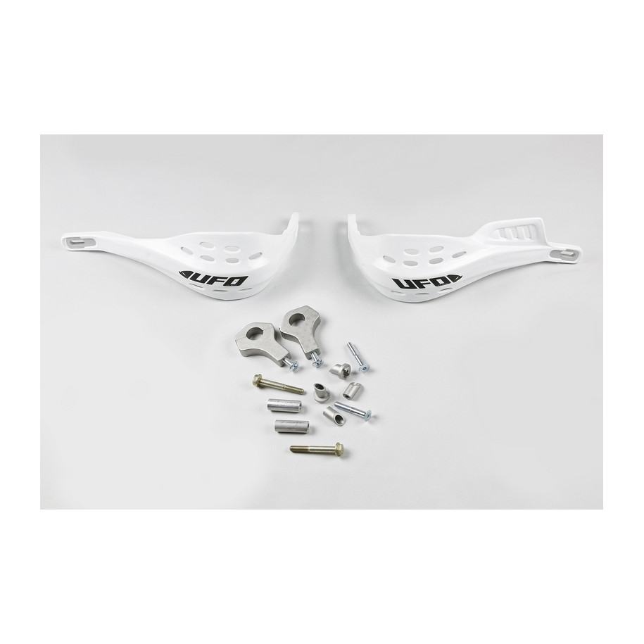Protège-mains UFO Jumpy supermotard Ø22mm blanc