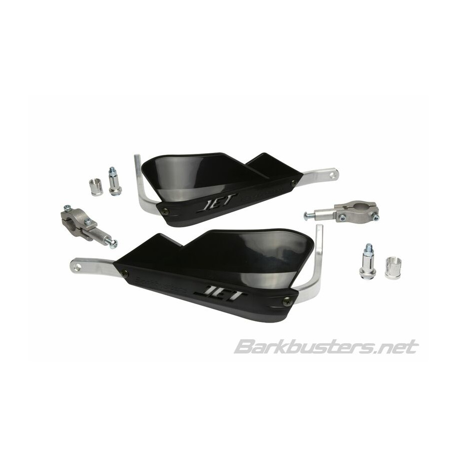 Kit protège-mains BARKBUSTERS Jet montage 2 points embout de guidon droit Ø22mm noir