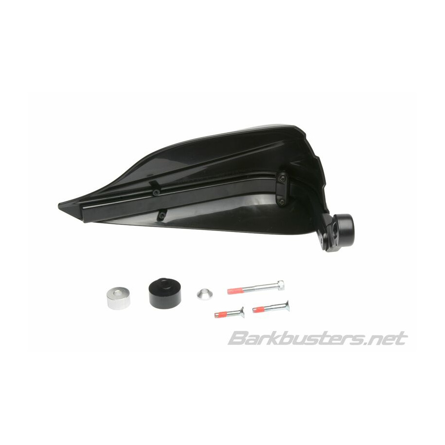 Kit protège-mains BARKBUSTERS Storm point d'attache simple Ø6-8mm pas de vis intérieur embout du guidon noir