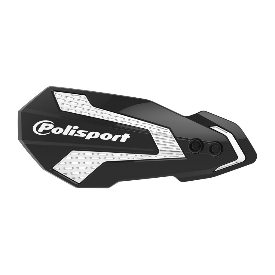 Protège-mains POLISPORT MX Flow noir / blanc - Kawasaki KX250F / 450F