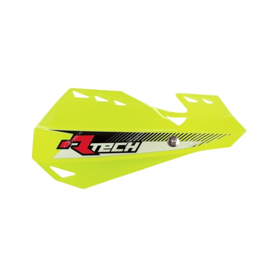 Protège-mains RACETECH Dual jaune fluo