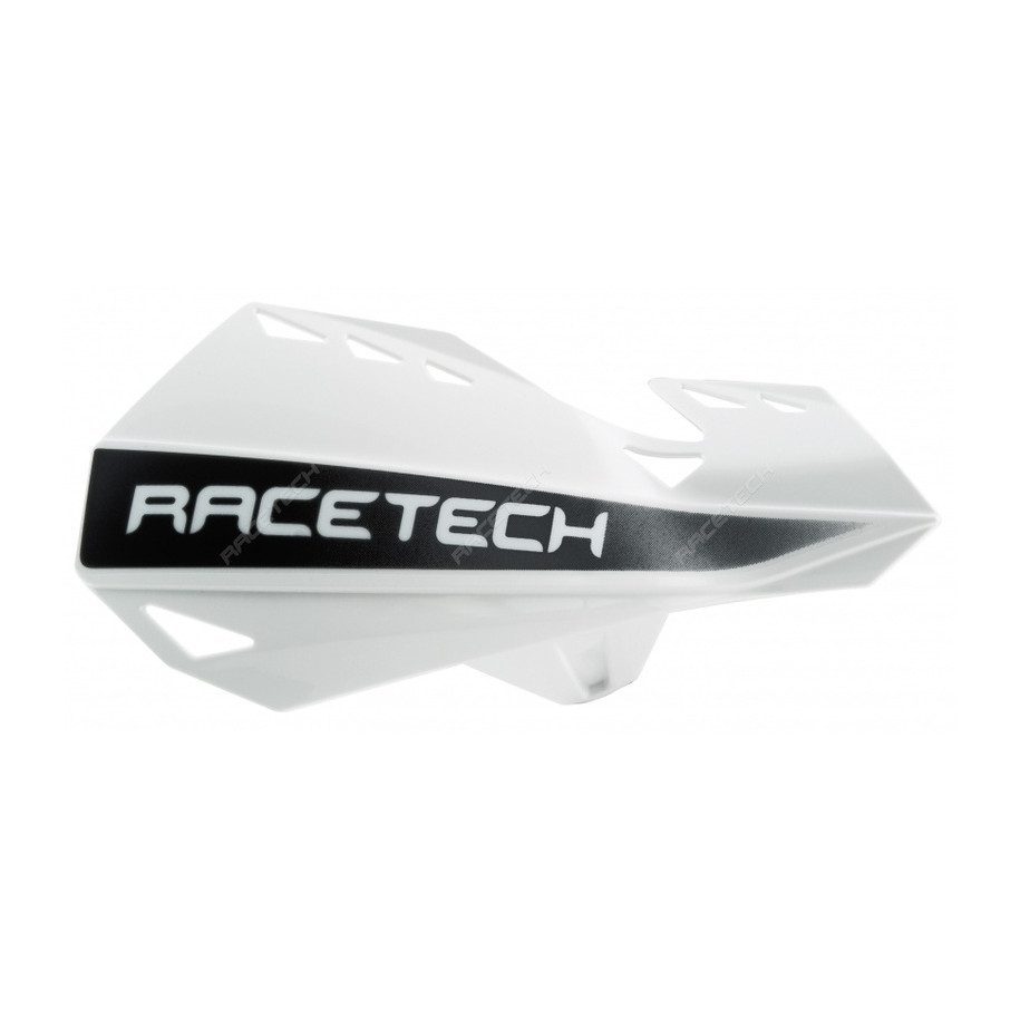 Protège-mains RACETECH Dual blanc