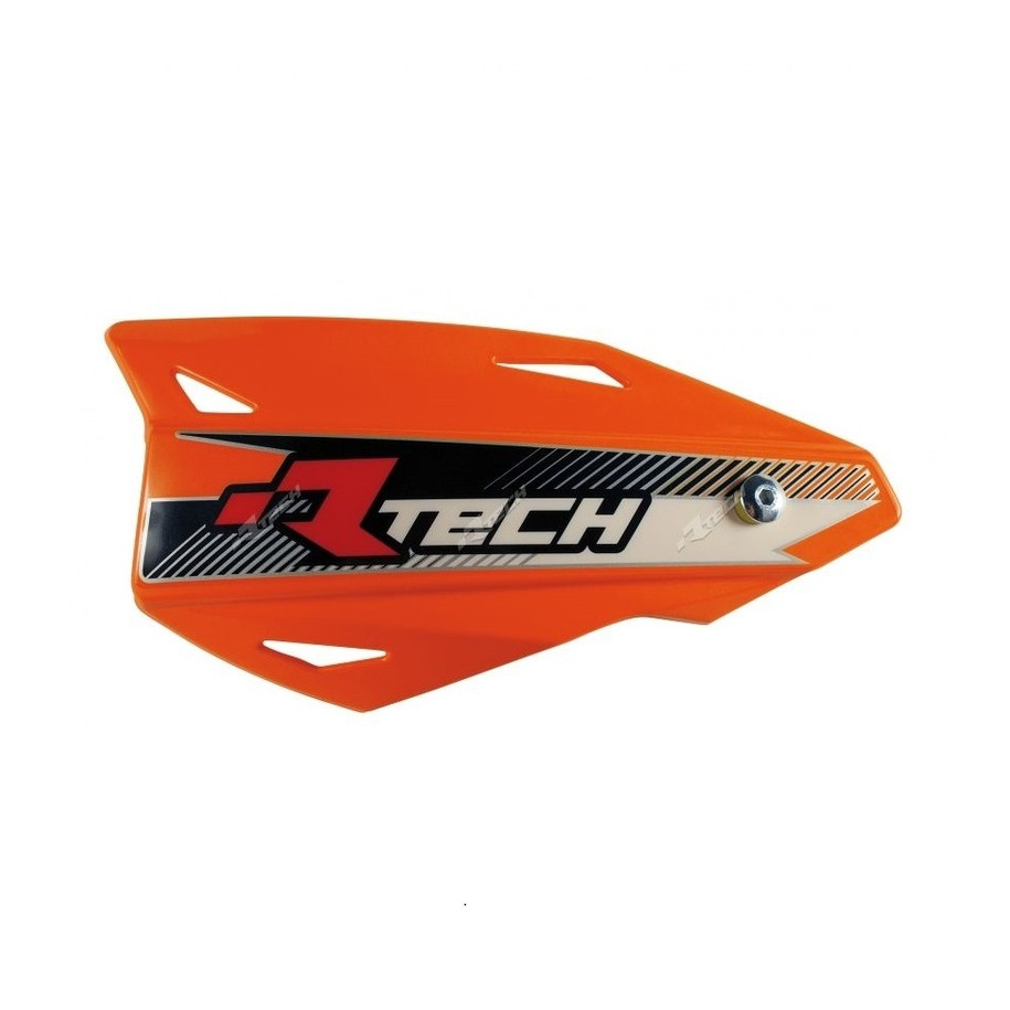 Protège-mains RACETECH Vertigo réglable orange