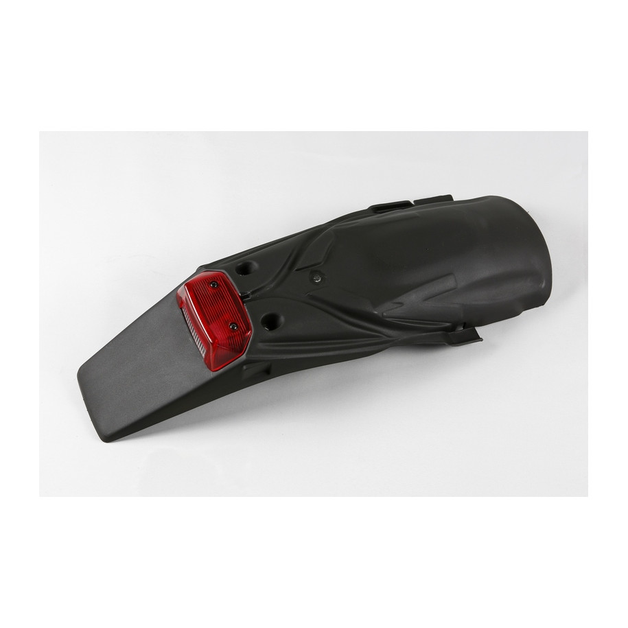 Support de plaque UFO noir feu integré 12V 21/5W KTM EXC