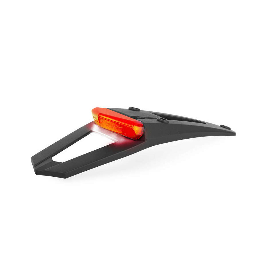 Extension de garde-boue arrière POLISPORT RSP LED 3.0 noir avec feu + éclairage de plaque