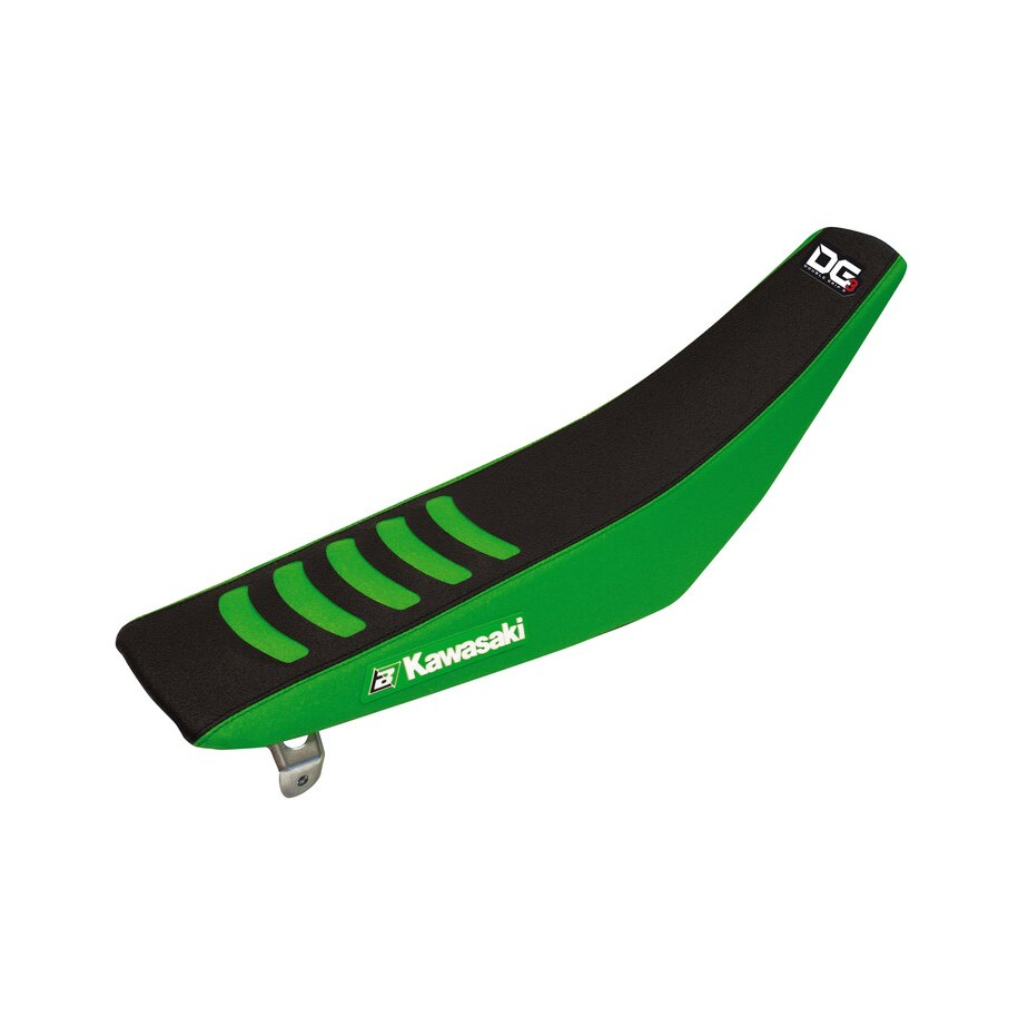 Housse de selle BLACKBIRD Double Grip 3 noir/vert Kawasaki KX85