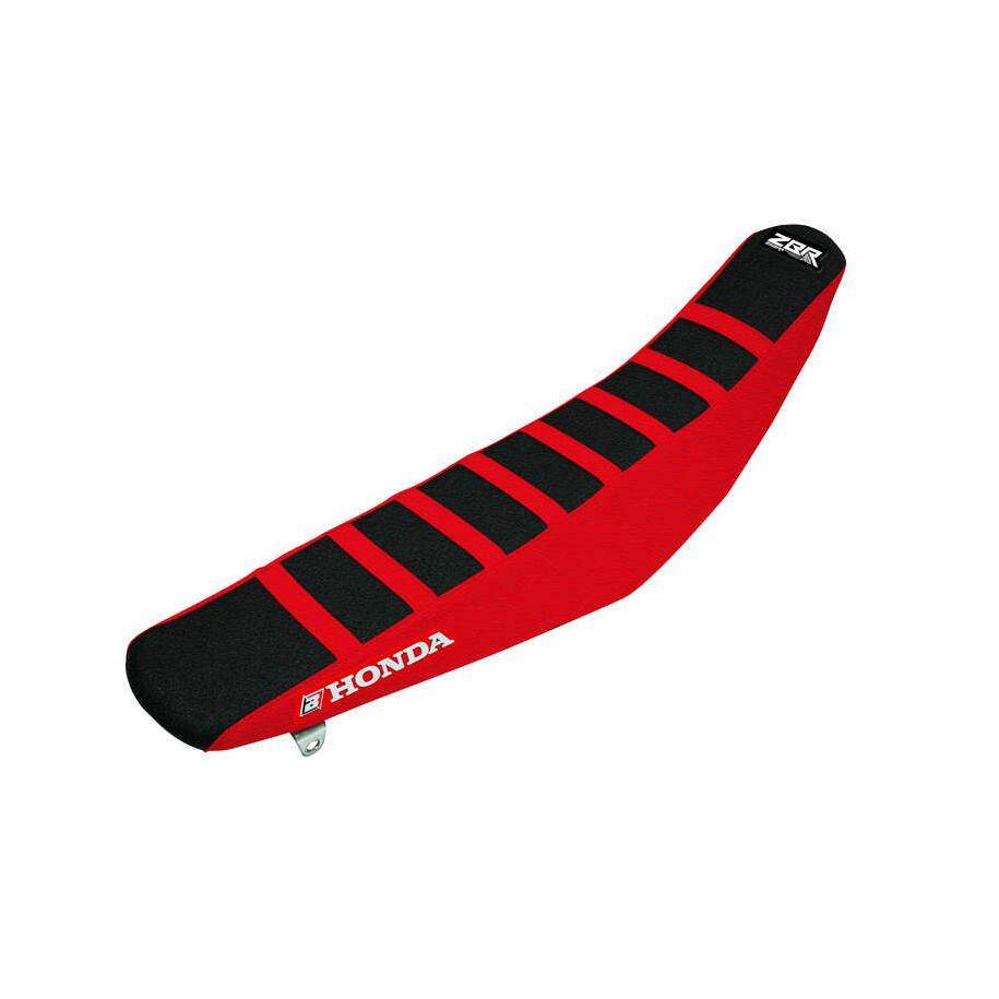 Housse de selle BLACKBIRD Zebra noir/rouge Honda CRF450R/RX