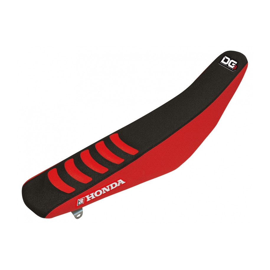 Housse de selle BLACKBIRD Double Grip 3 rouge/noir Honda CRF450R