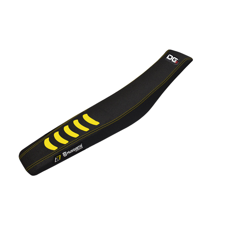 Housse de selle BLACKBIRD Double Grip 3 noir/jaune Husqvarna