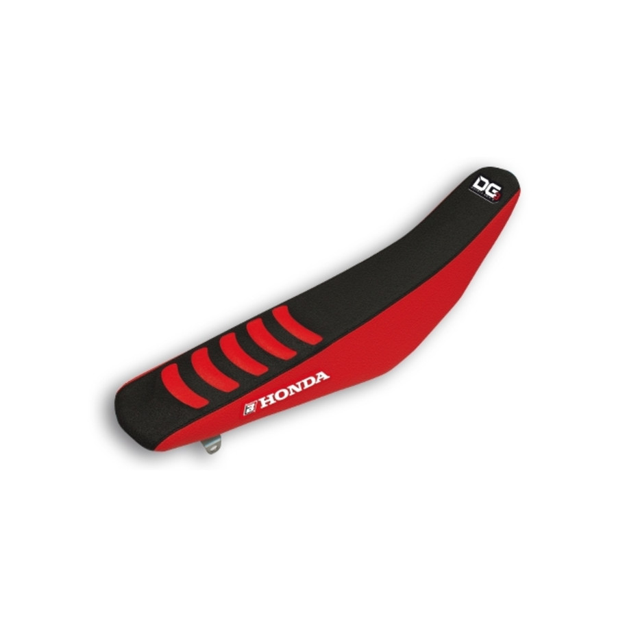 Housse de selle BLACKBIRD Double Grip 3 noir/rouge Honda CRF250R/450R