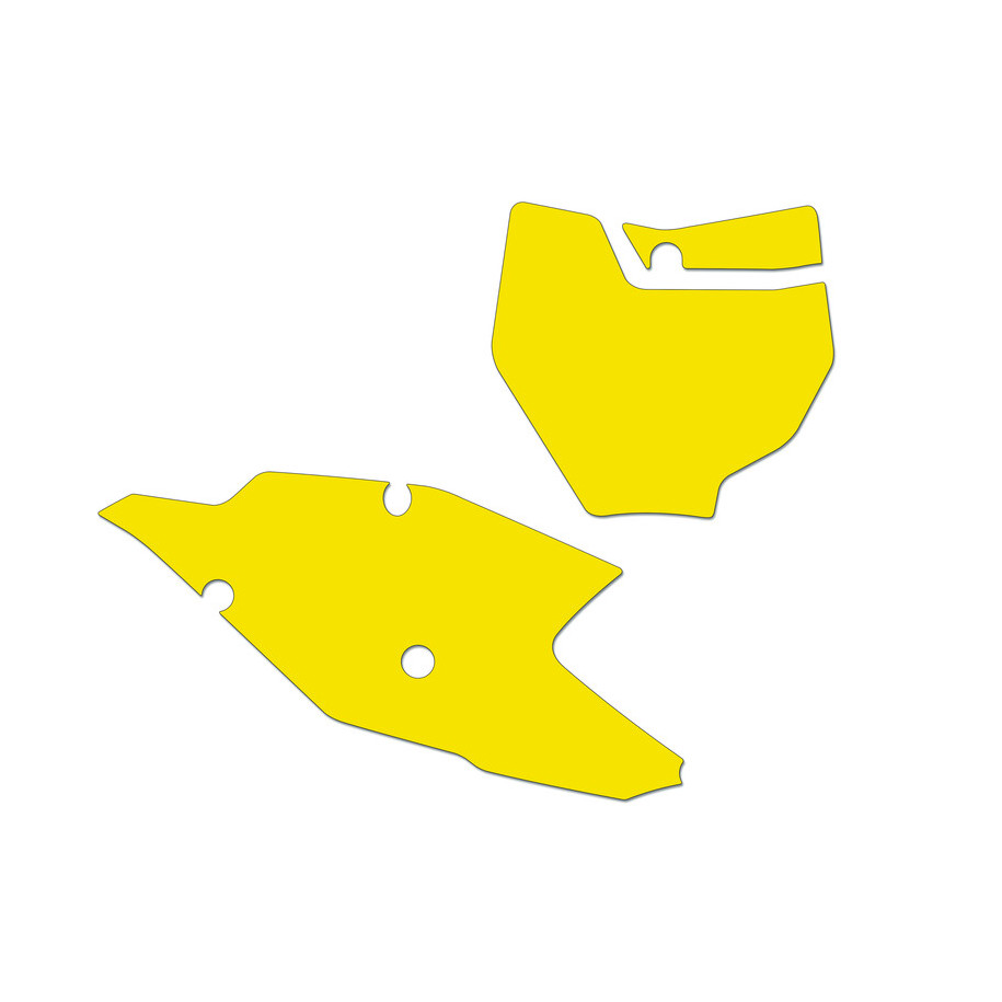 Fonds de plaque BLACKBIRD jaune KTM SX/SX-F
