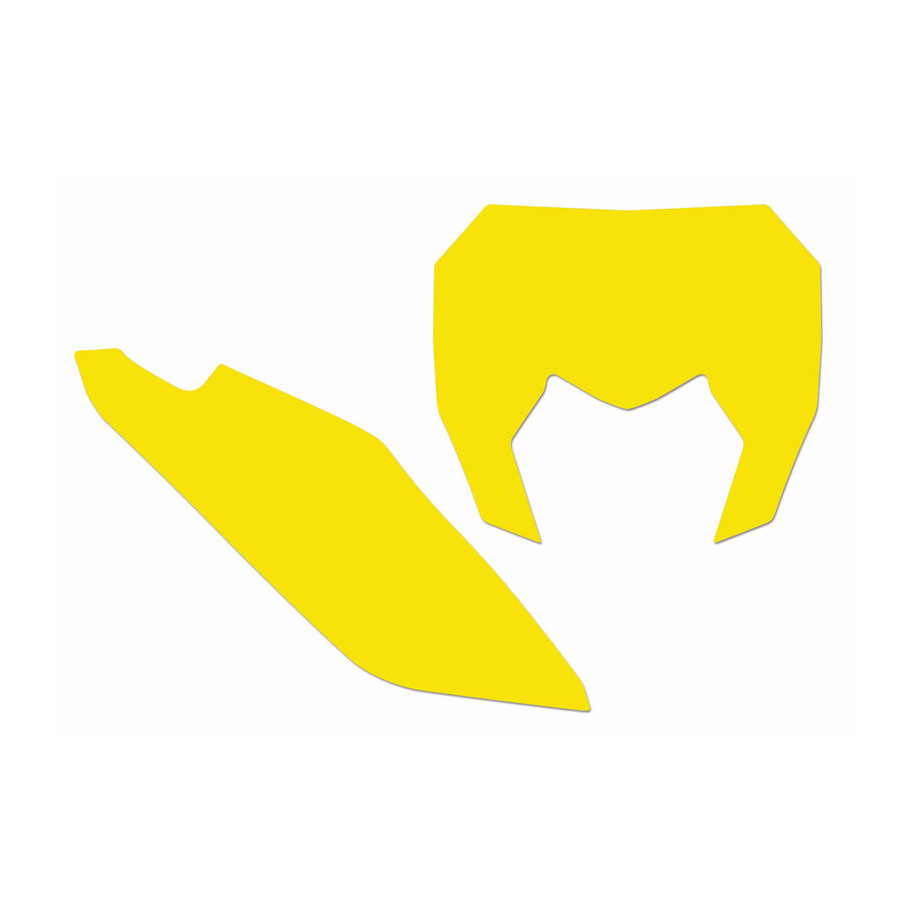 Fonds de plaque BLACKBIRD jaune Sherco SE/SE-F