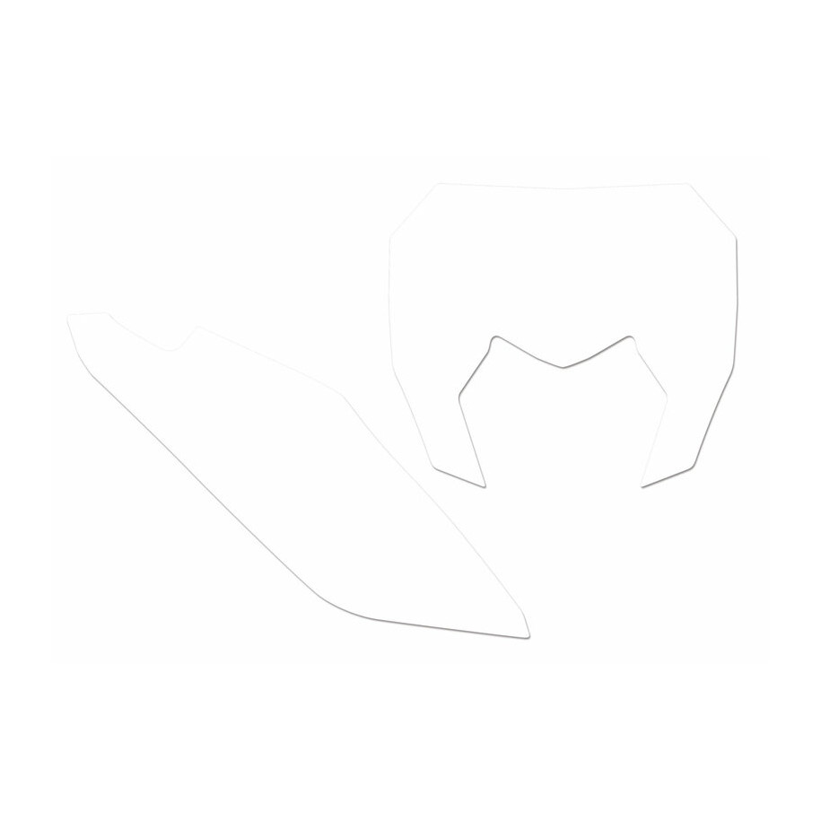 Fonds de plaque BLACKBIRD blanc Sherco SE/SE-F