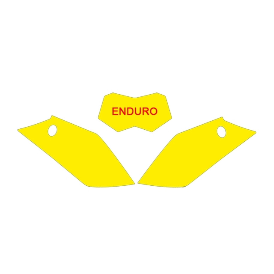 Fonds de plaque BLACKBIRD noir Gas Gas
