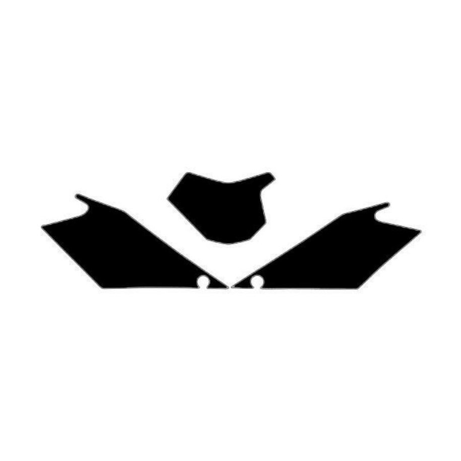 Fonds de plaque BLACKBIRD noir Gas Gas EC