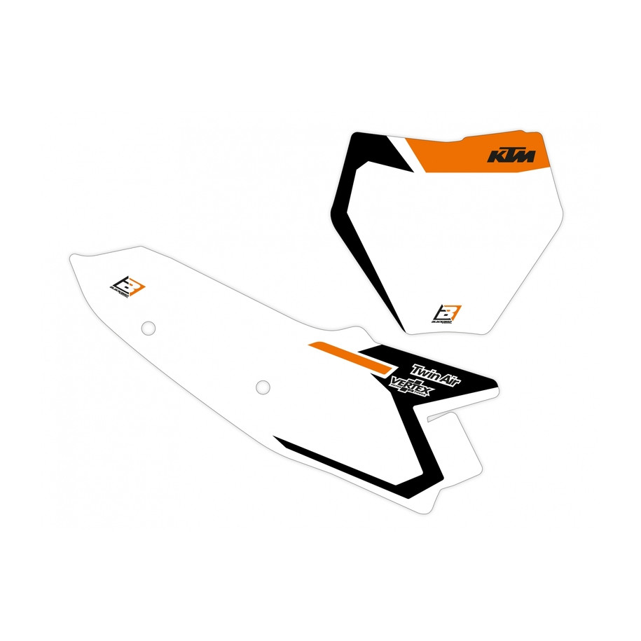 Fonds de plaque BLACKBIRD KTM Graphic - KTM SX/SXF