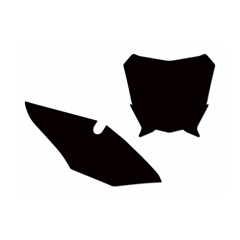 Fonds de plaque BLACKBIRD noir Honda CRF450R