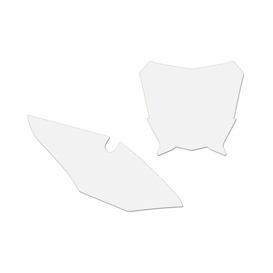 Fonds de plaque BLACKBIRD blanc Honda CRF450R