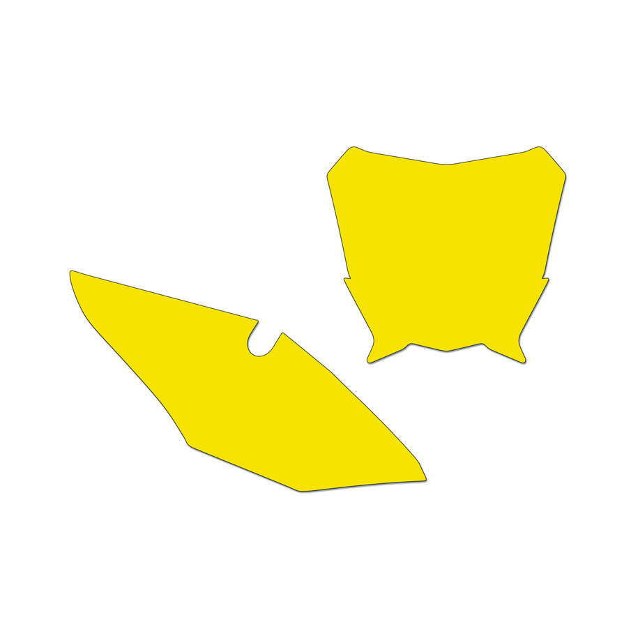 Fonds de plaque BLACKBIRD jaune Honda CRF450R