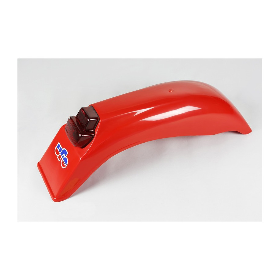 Garde-boue arrière + feu UFO Enduro rouge