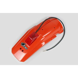 Garde-boue arrière + feu UFO orange Honda XR600R