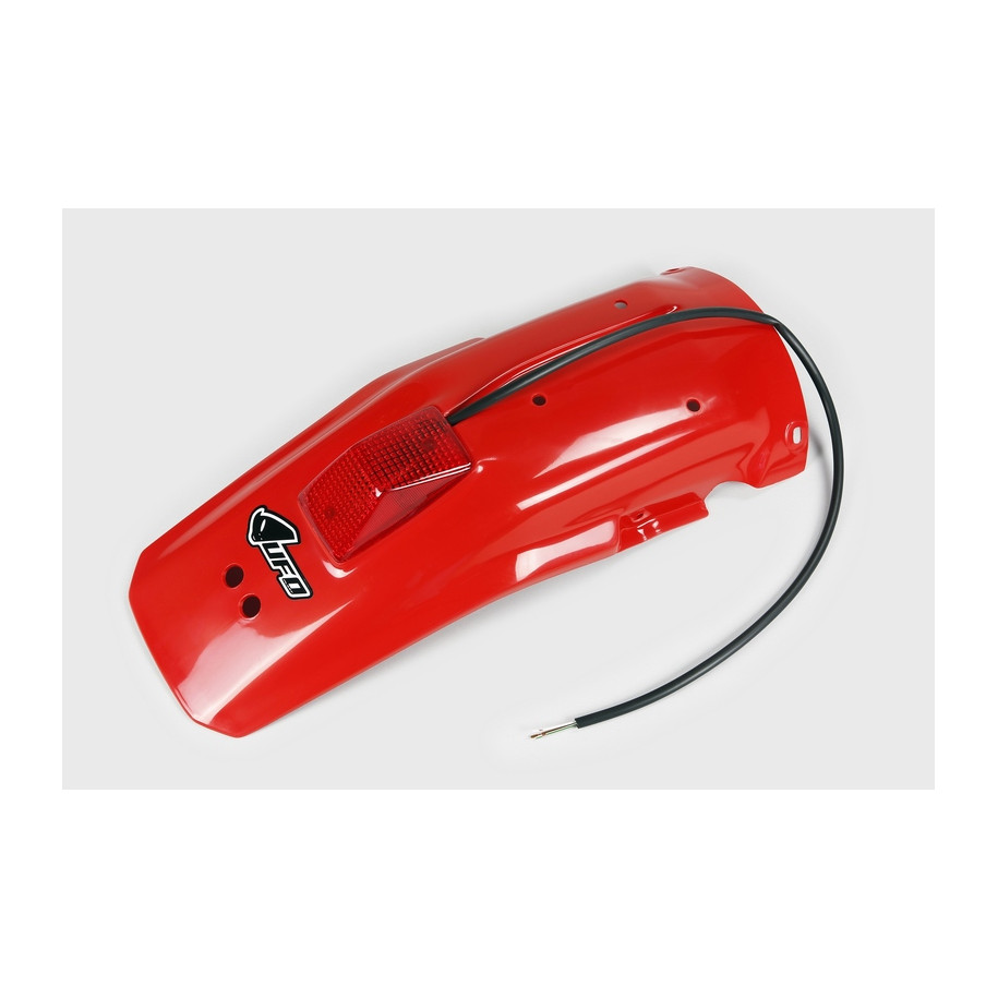 Garde-boue arrière + feu UFO rouge Honda XR600R