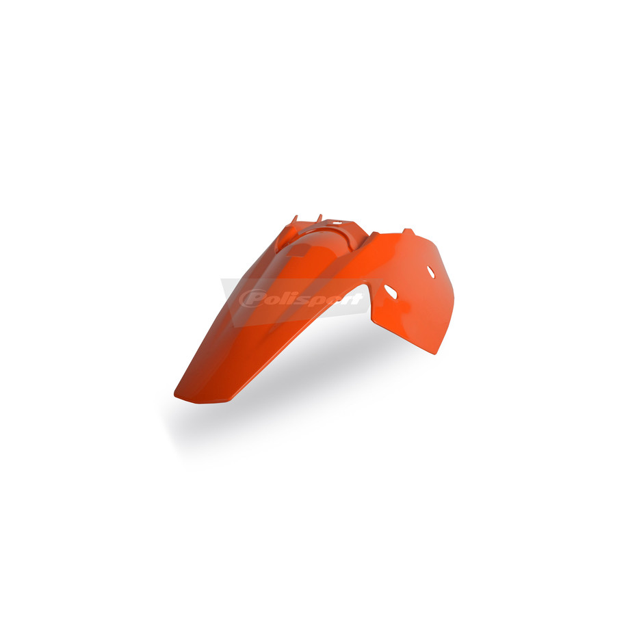 Garde-boue arrière + plaques latérales POLISPORT orange KTM
