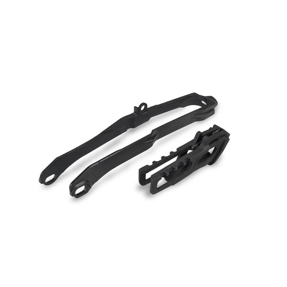 Kit patin de bras oscillant + guide chaîne UFO - noir Honda CRF250/450R/RX