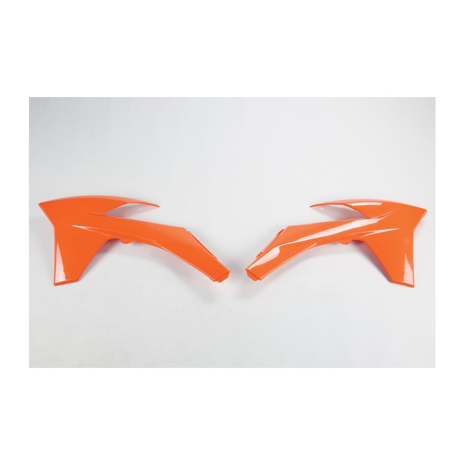 Ouïes de radiateur UFO orange KTM
