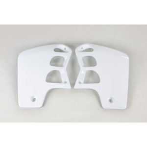 Ouïes de radiateur UFO blanc Honda CR500R