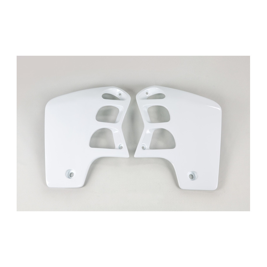 Ouïes de radiateur UFO blanc Honda CR500R