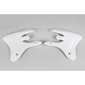 Ouïes de radiateur UFO blanc Yamaha WR250F/450F