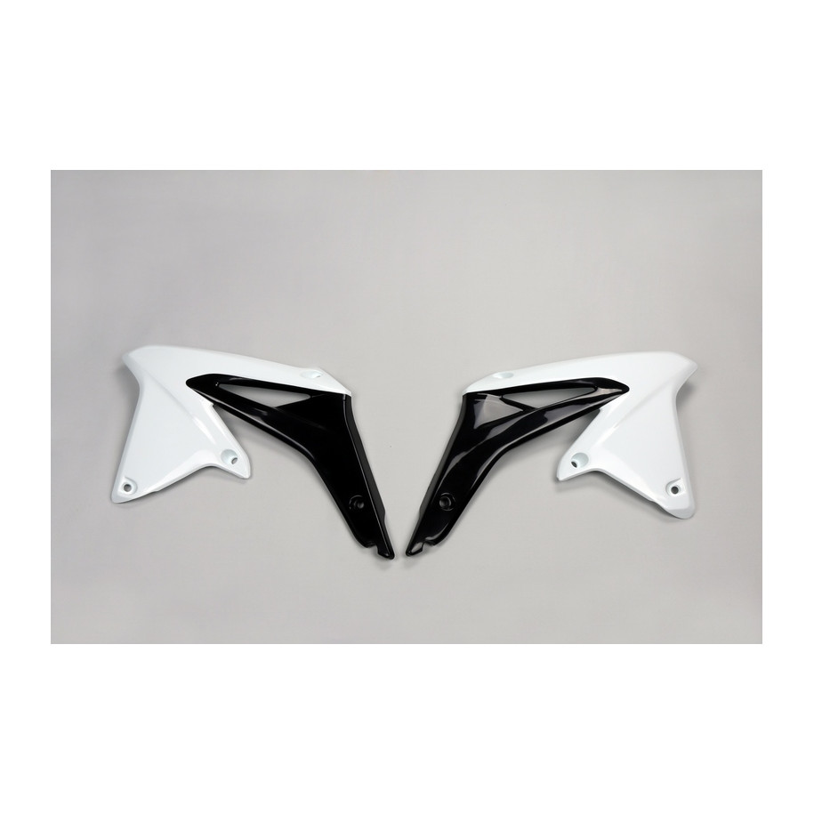 Ouïes de radiateur UFO blanc/noir Suzuki RM-Z450