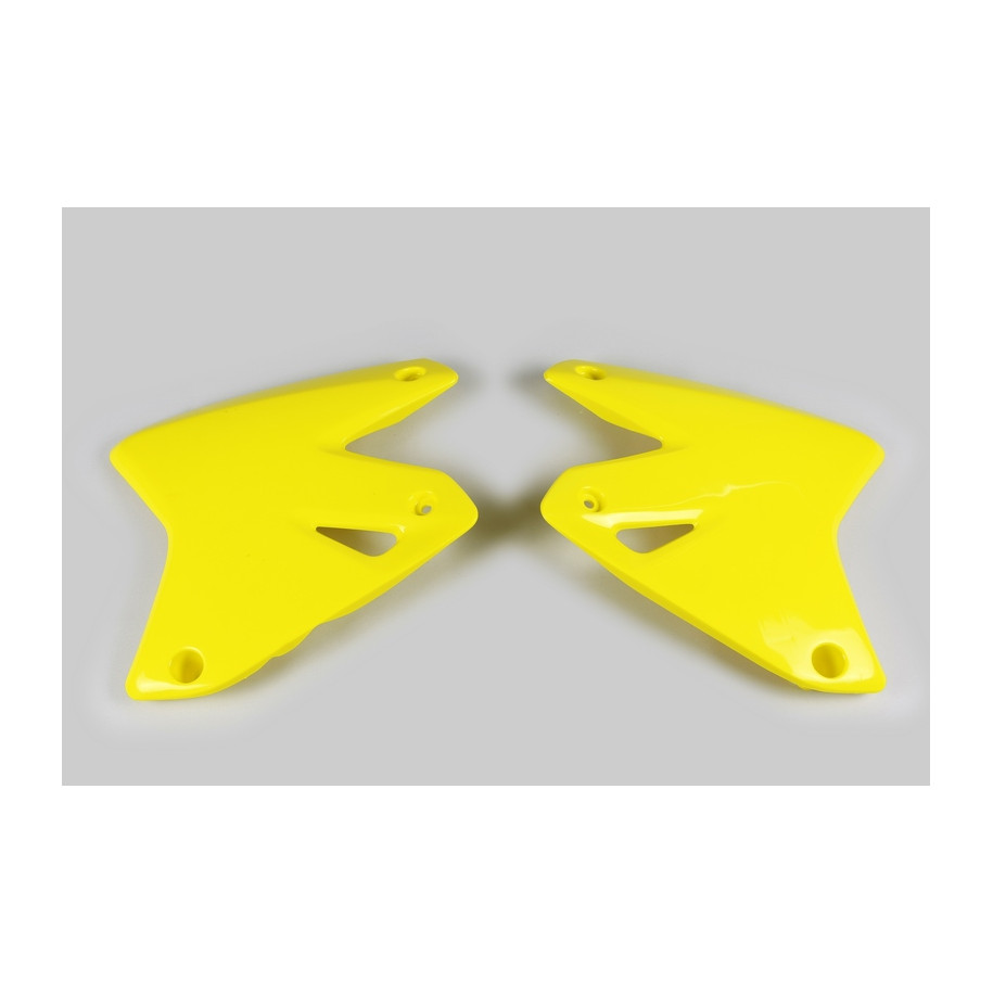 Ouïes de radiateur UFO jaune Suzuki DR-Z400E