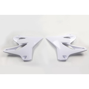 Ouïes de radiateur UFO blanc Yamaha YZ125/250