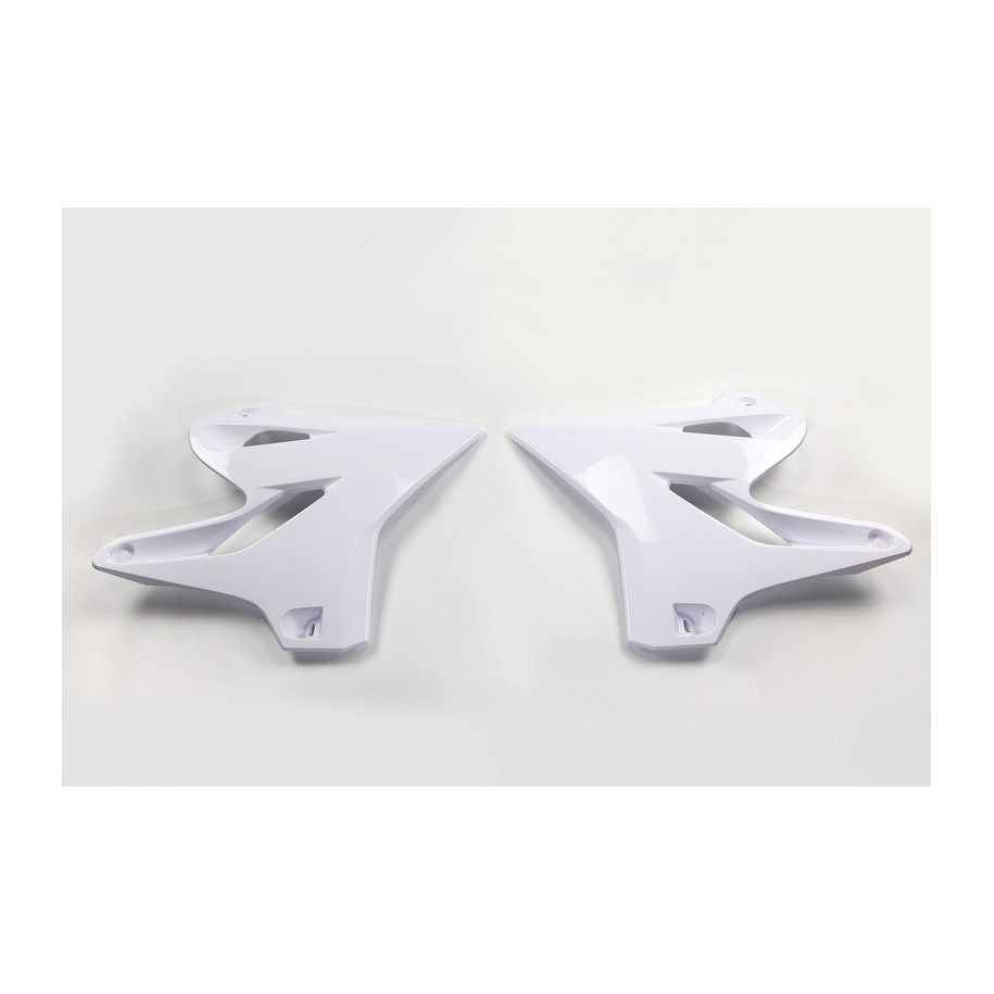 Ouïes de radiateur UFO blanc Yamaha YZ125/250