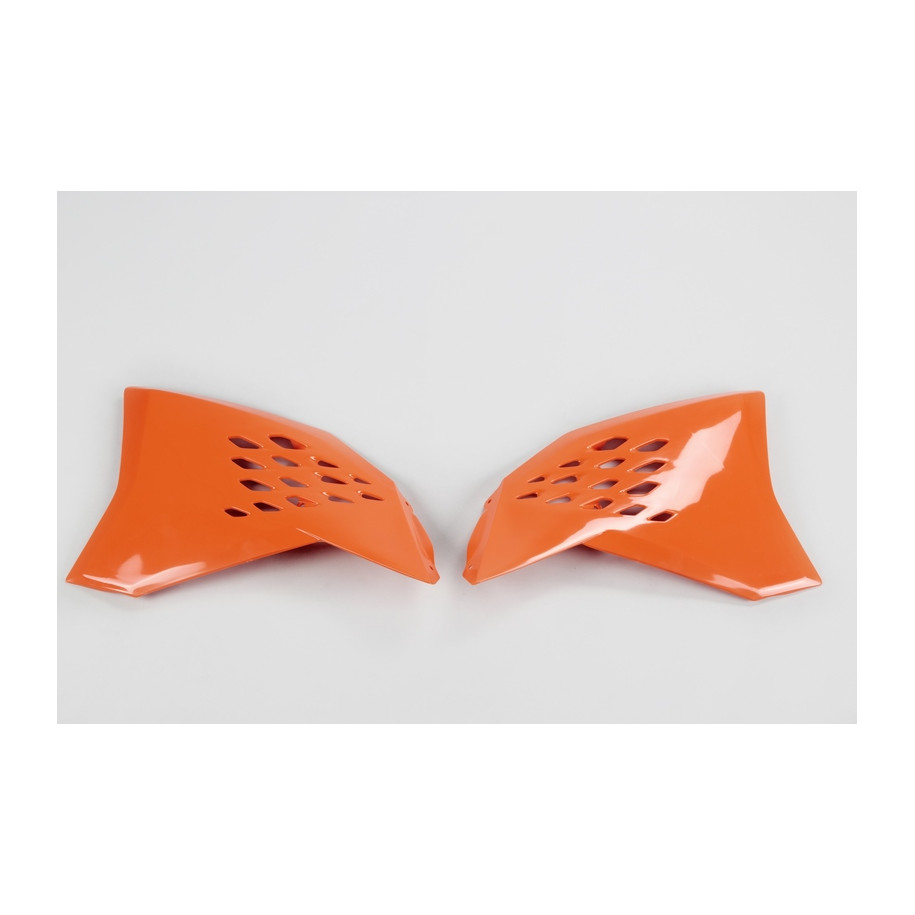 Ouïes de radiateur UFO orange KTM