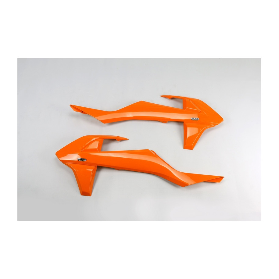 Ouïes de radiateur UFO orange KTM
