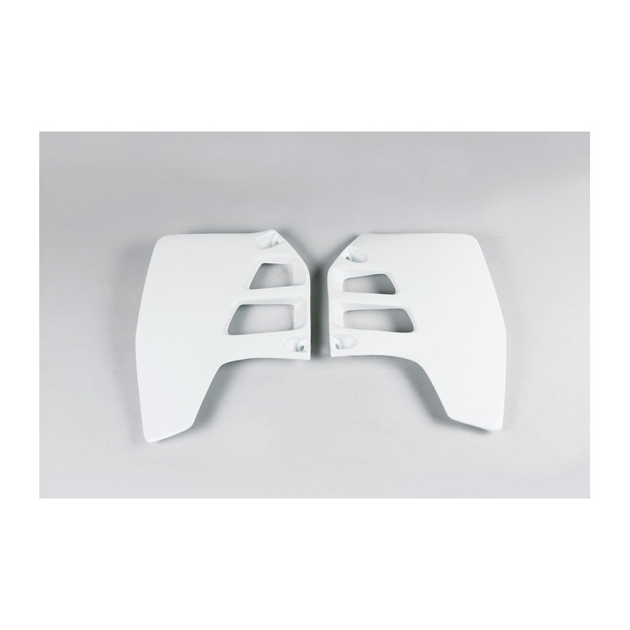 Ouïes de radiateur UFO blanc Suzuki RM125/250