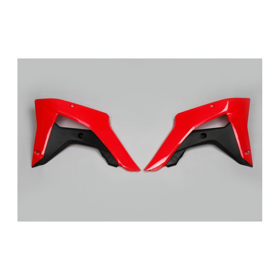 Ouïes de radiateur UFO couleur origine 2017 rouge/noir Honda CRF450RX