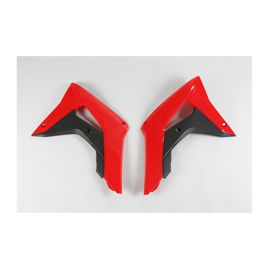Ouïes de radiateur UFO couleur origine 2017 rouge/noir Honda CRF450R