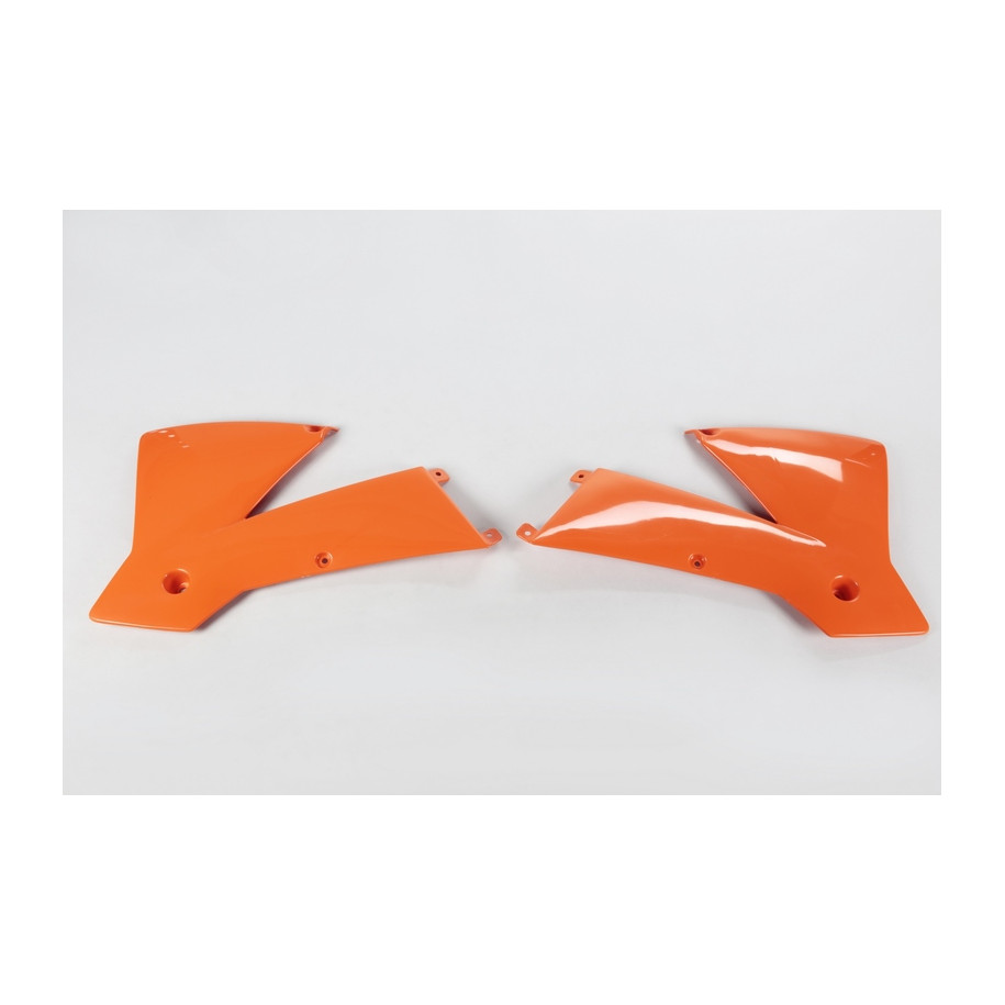Ouïes de radiateur UFO orange KTM