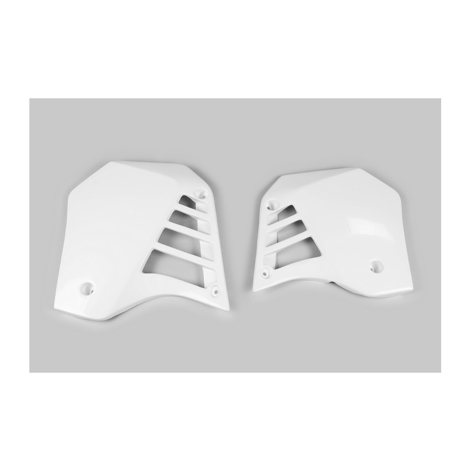 Ouïes de radiateur UFO blanc Yamaha YZ125