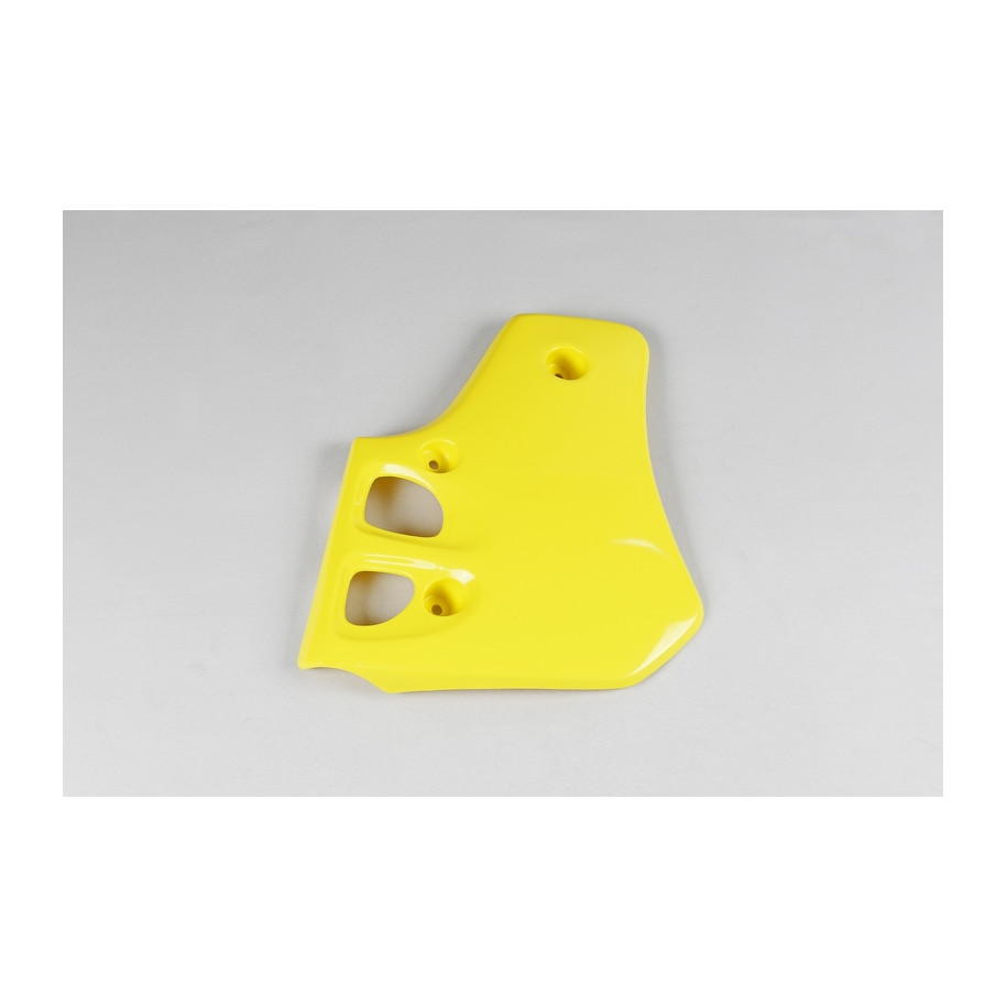 Ouïes de radiateur UFO jaune Suzuki RM80