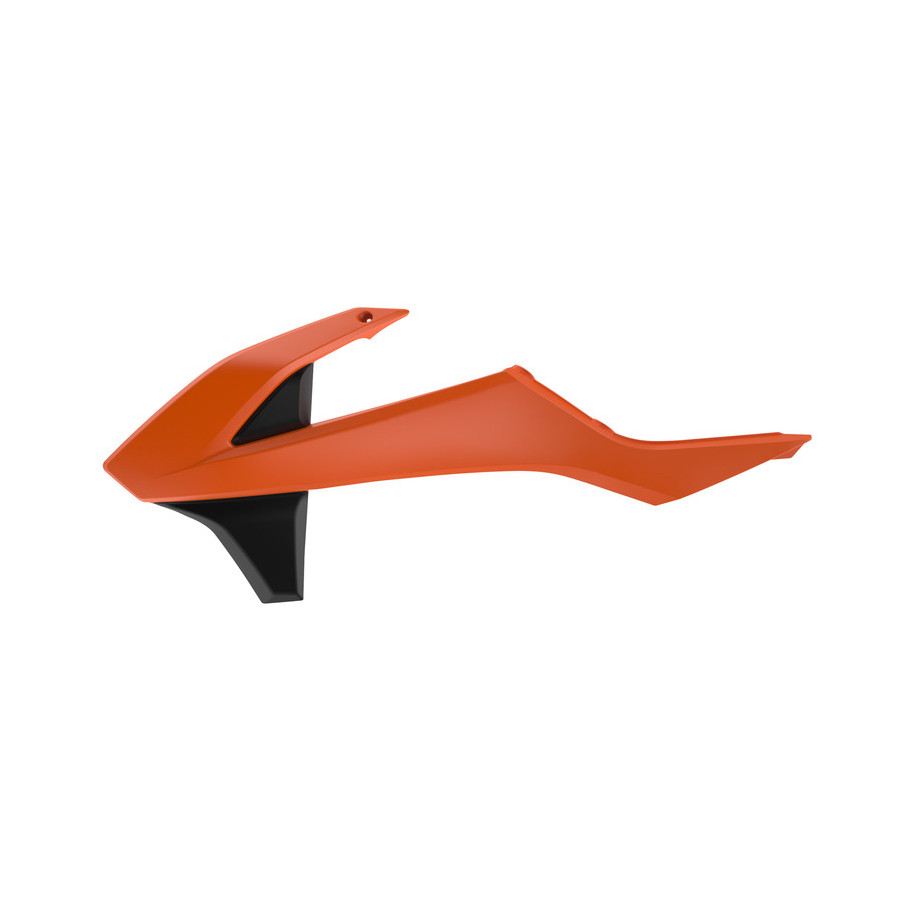 Ouïes de radiateur POLISPORT couleur origine 16 orange/noir KTM