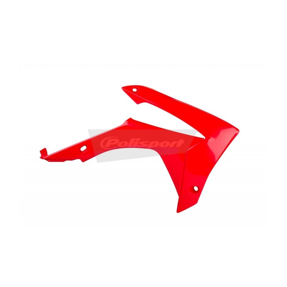 Ouïes de radiateur POLISPORT rouge Honda CRF250R/CRF450R